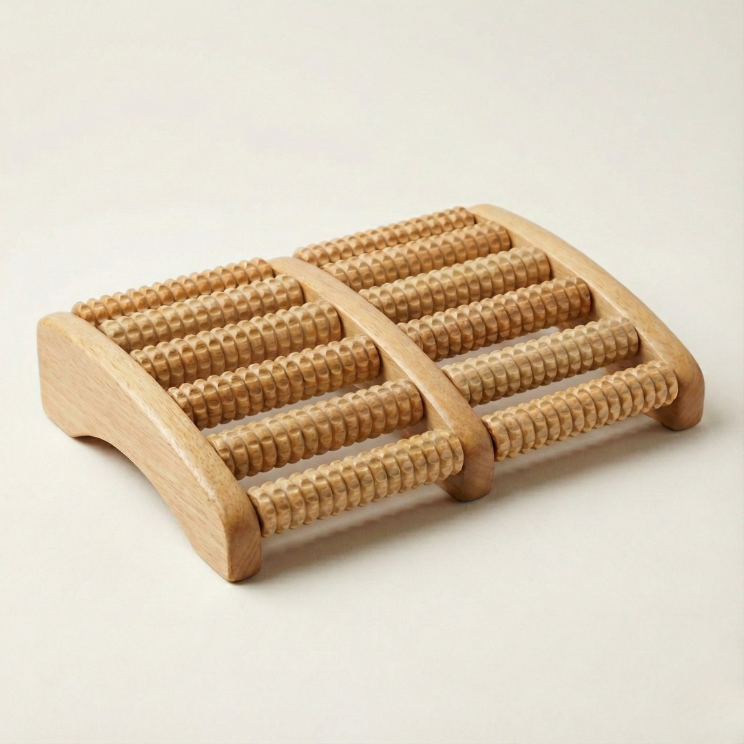 Wooden Foot Massage Roller