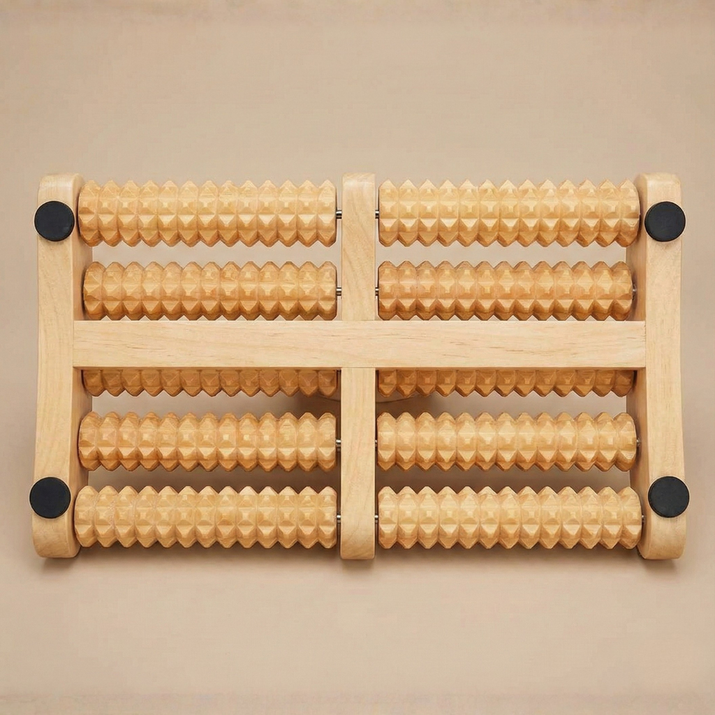 Wooden Foot Massage Roller