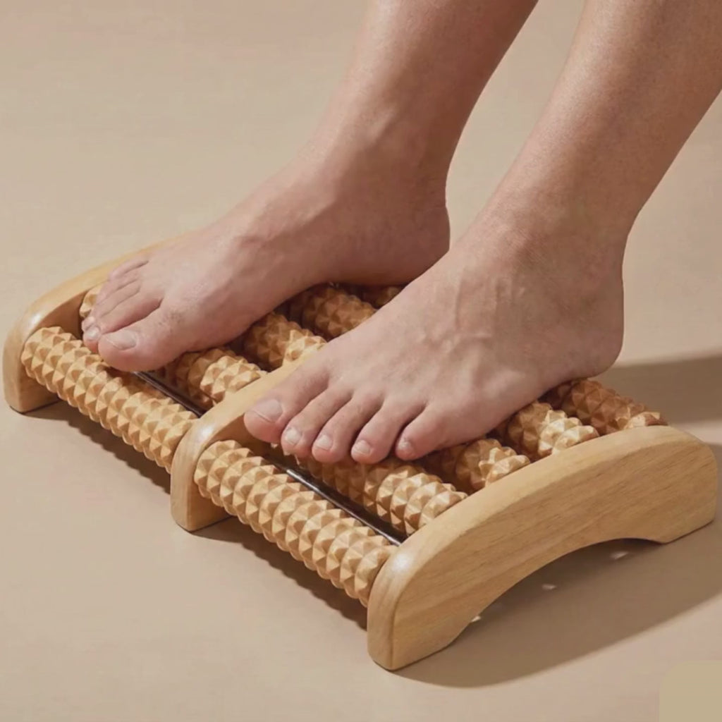 Wooden Foot Massage Roller